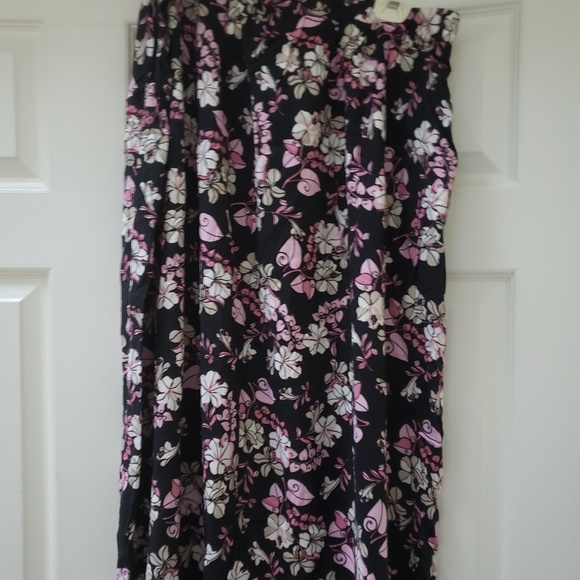 Just My Size Dresses & Skirts - Black floral skirt